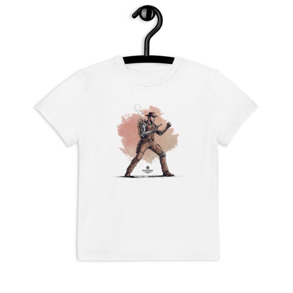 T-shirt steampunk adolescent imprimé aventurier - coupe classique — PunkForge