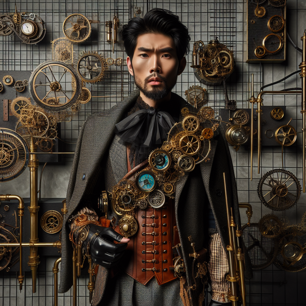 L’art Steampunk d’Einstein : Un Voyage Temporel
