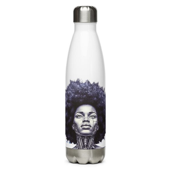 Gourde isotherme acier inox portrait robotique 500ml — PunkForge