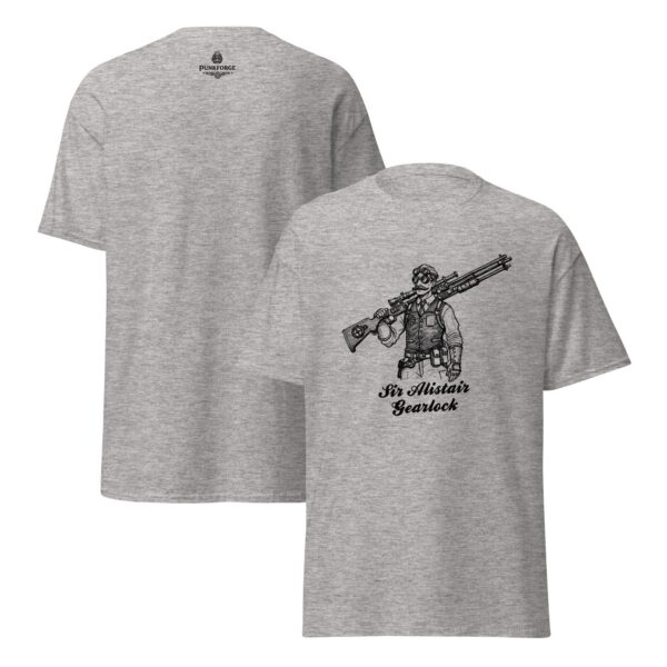 T-shirt classique unisexe Gildan 5000 gris sport col rond — PunkForge