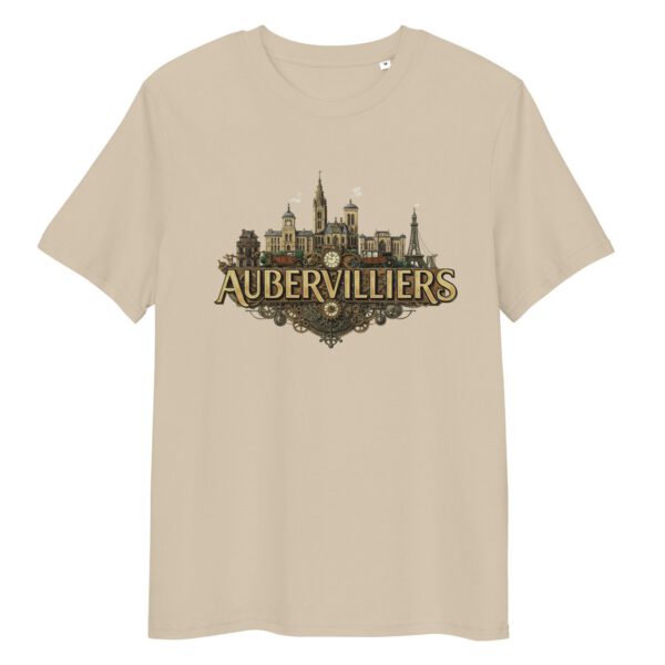 T-shirt unisexe beige en coton bio Aubervilliers - Stanley/Stella — PunkForge