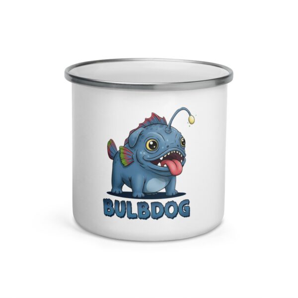 Mug émaillé Bulbdog créature bleue - Tasse légère et durable — PunkForge