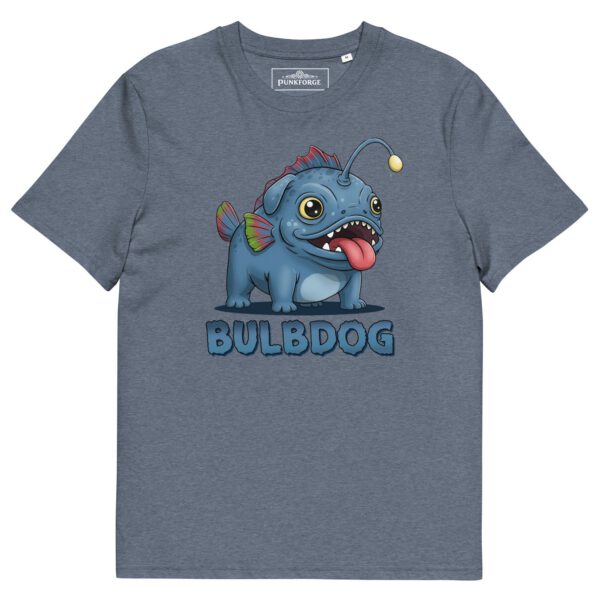 T-shirt unisexe coton bio à illustration Bulbdog — PunkForge