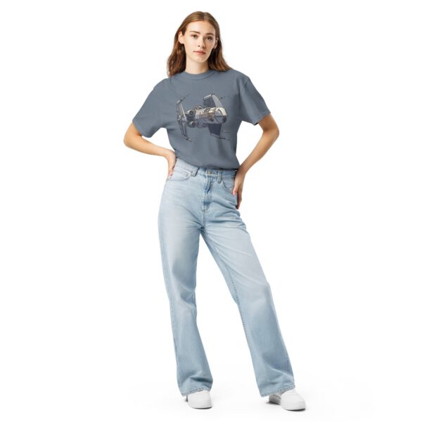 T-shirt teinté lourd unisexe 100% coton ring-spun — PunkForge