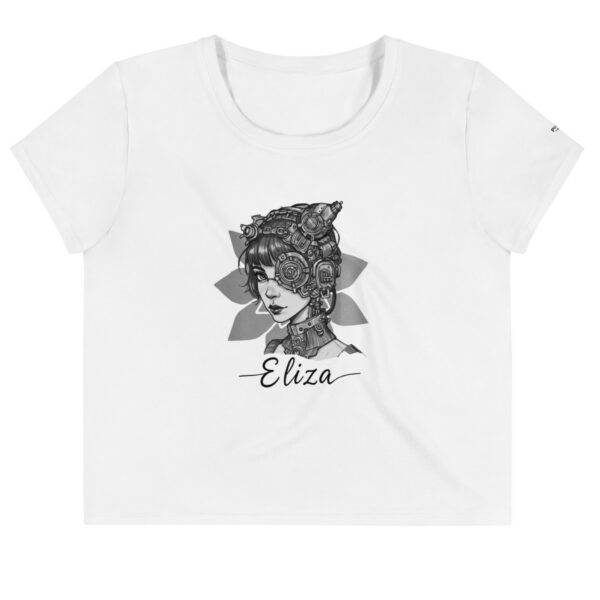 T-shirt court all over steampunk cybernétique Eliza — PunkForge