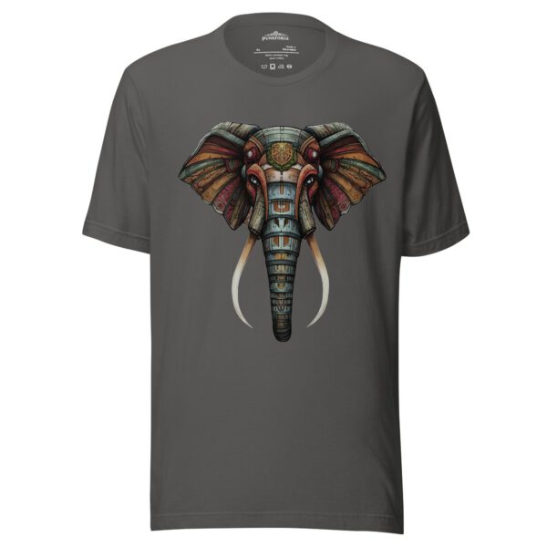 T-shirt steampunk bleu éléphant stylisé unisexe - Bella + Canvas — PunkForge