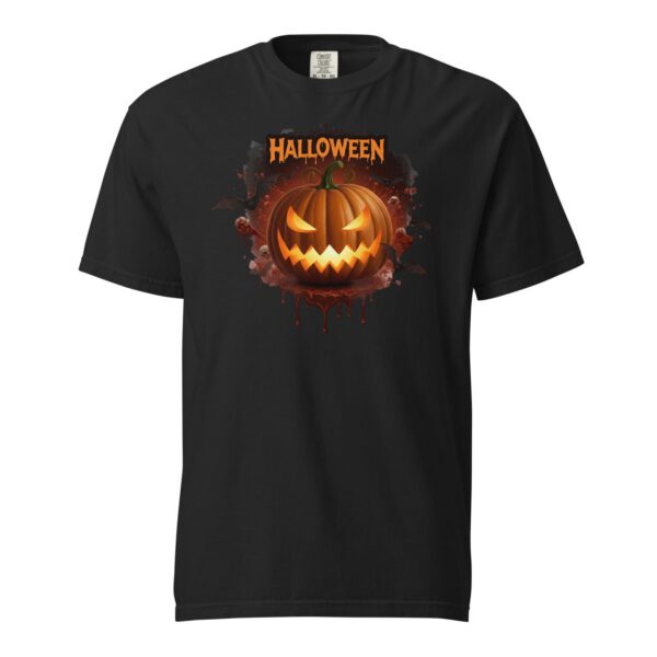 T-shirt teinté lourd unisexe Halloween 100% coton ring-spun — PunkForge