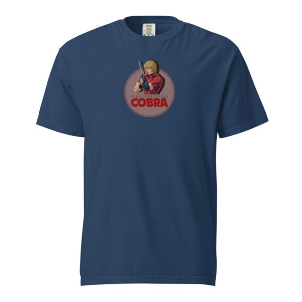 T-shirt teinté lourd unisexe bleu Space Adventure Cobra - Comfort Colors 1717 — PunkForge