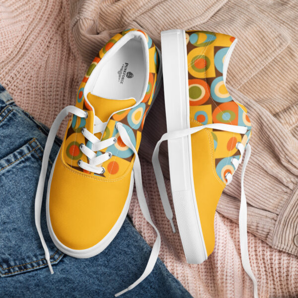 Tennis en toile avec lacets femme — PunkForge