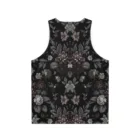 Débardeur Floral Sombre – Top Noir Botanique – Style Gothique Romantique Femme — PunkForge