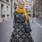 Robe Noire “Belladonna” – Élégance Baroque Gothique, Facile à Porter — PunkForge