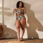 Maillot de Bain Taille Haute Grande Taille — PunkForge