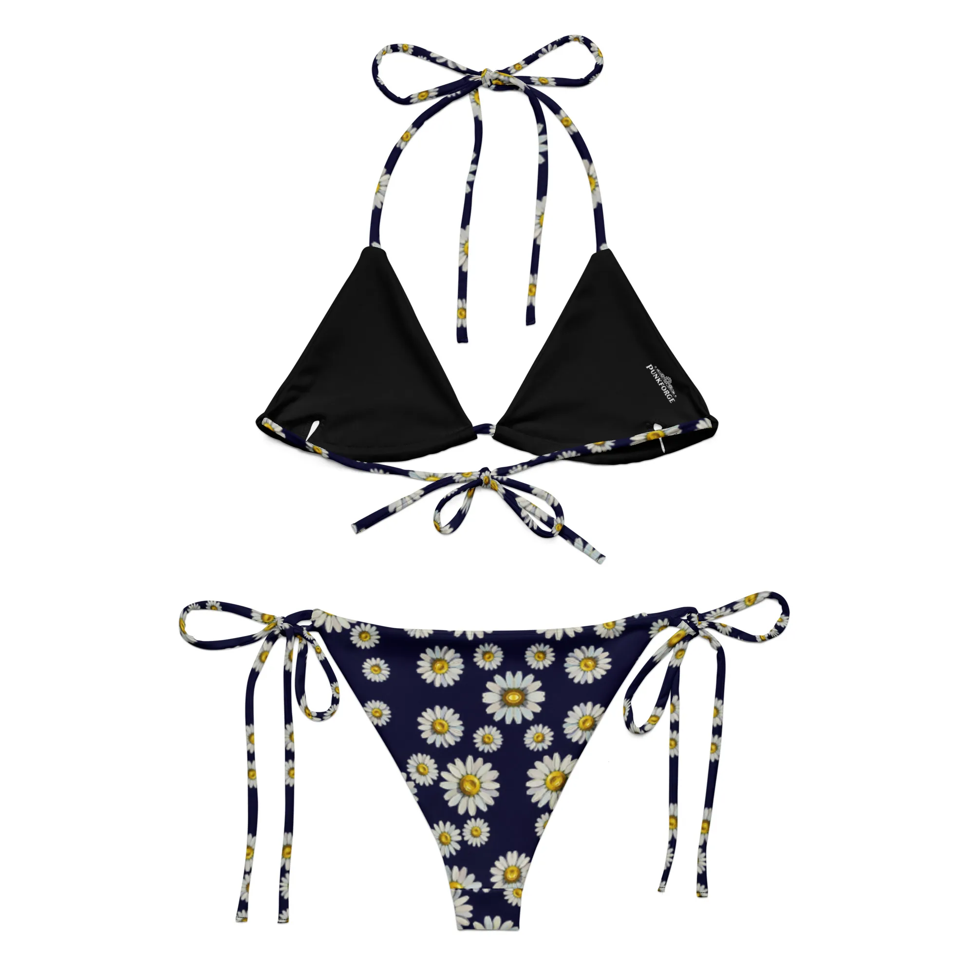 bikini fleuri femme taille haute — PunkForge