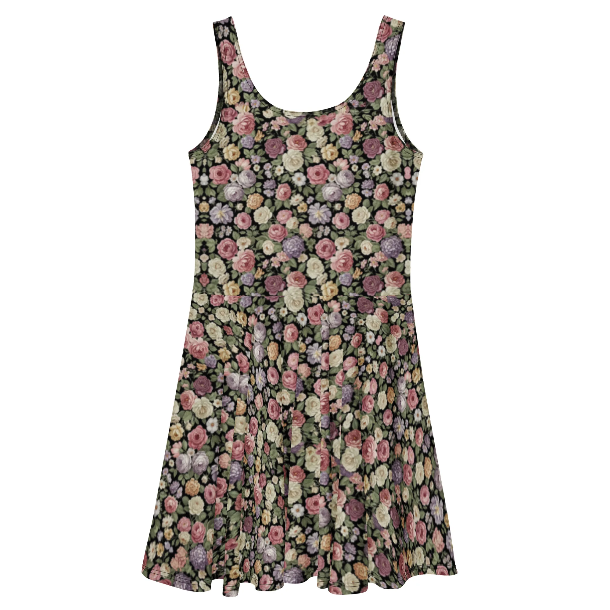 Robe fleurs vintage | XS à grande taille — PunkForge