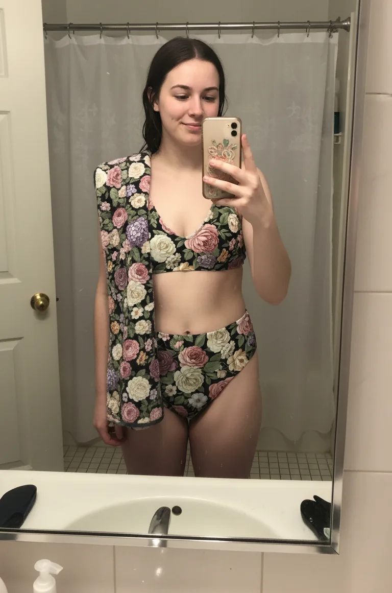 Maillot de Bain Taille Haute Grande Taille — PunkForge