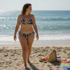 bikini fleuri femme taille haute — PunkForge
