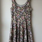 Robe fleurs vintage | XS à grande taille — PunkForge
