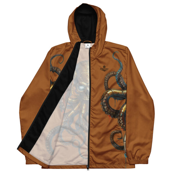 Coupe-vent homme steampunk | Veste imperméable kraken | Streetwear original