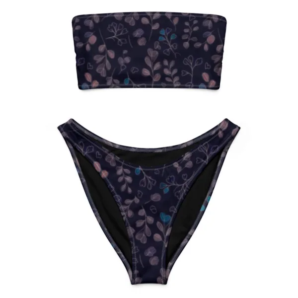 Recycled bandeau bikini
