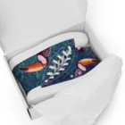 Baskets toile femme toucan steampunk jungle chaussures montantes sneakers originales mode  – vue 4