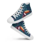 Baskets toile femme toucan steampunk jungle chaussures montantes sneakers originales mode  – vue 9