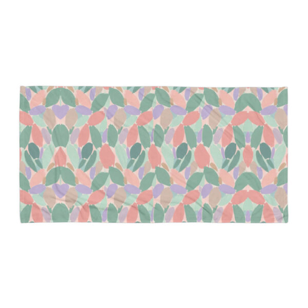Serviette de plage design pastel serviette été tendance grande serviette bain piscine plage bohème chic cadeau été femme