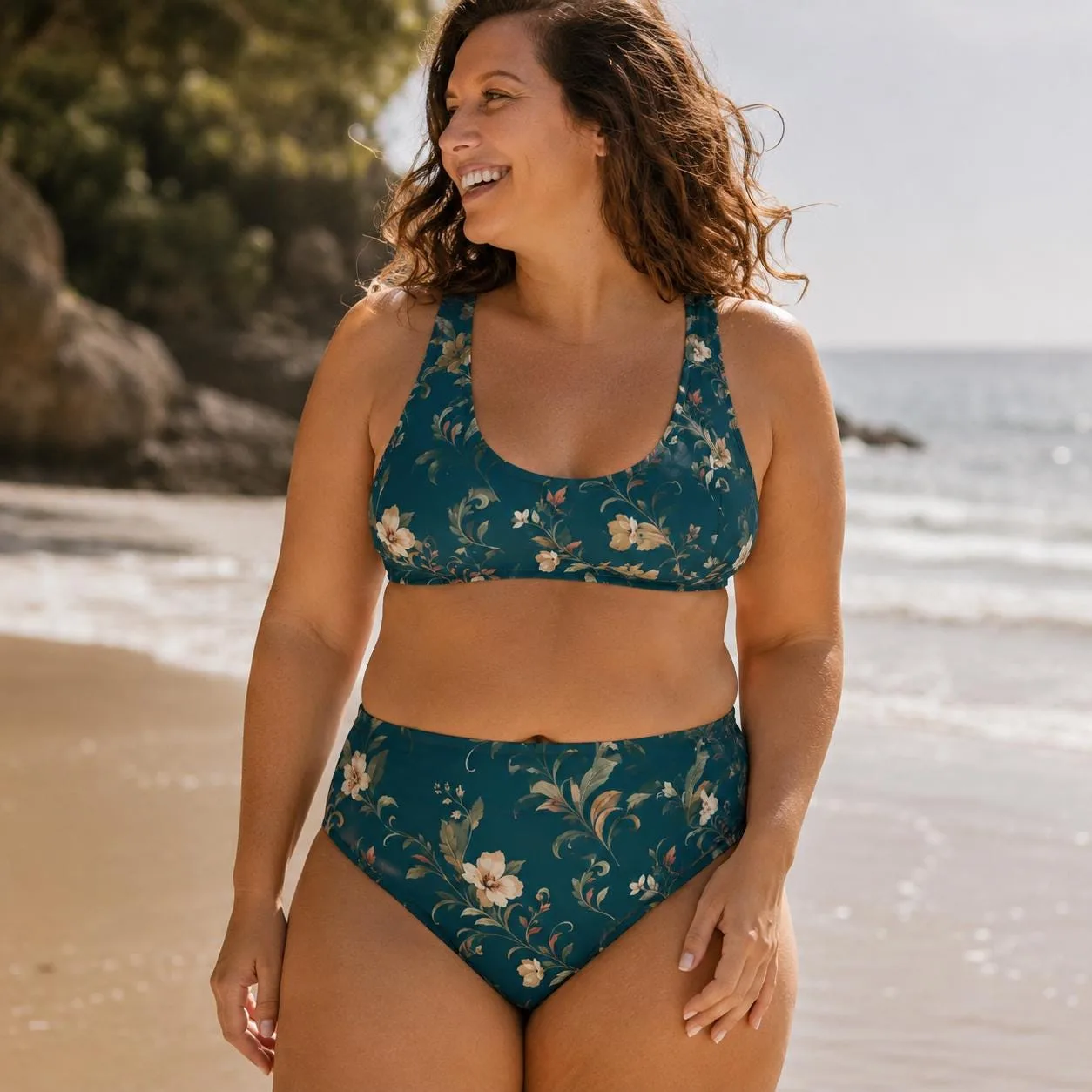 Bikini Taille Haute Gainant Femme