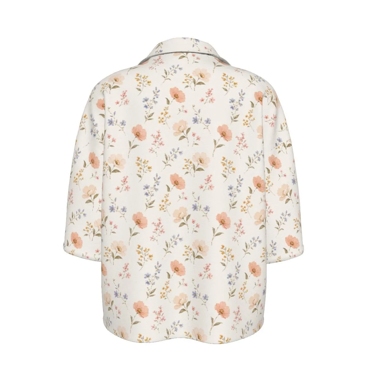 Blouse fleurie femme – vue 4