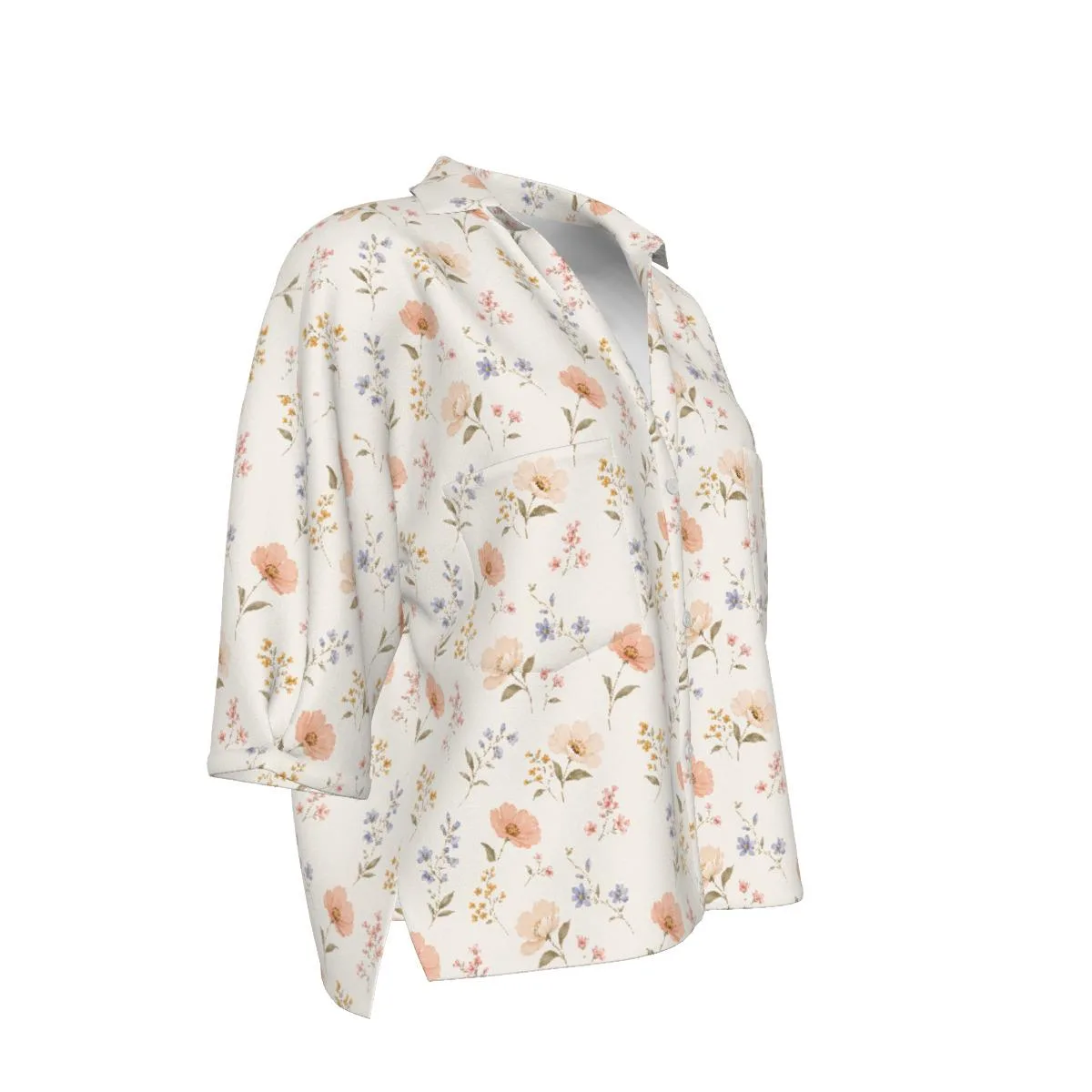 Blouse fleurie femme – vue 8