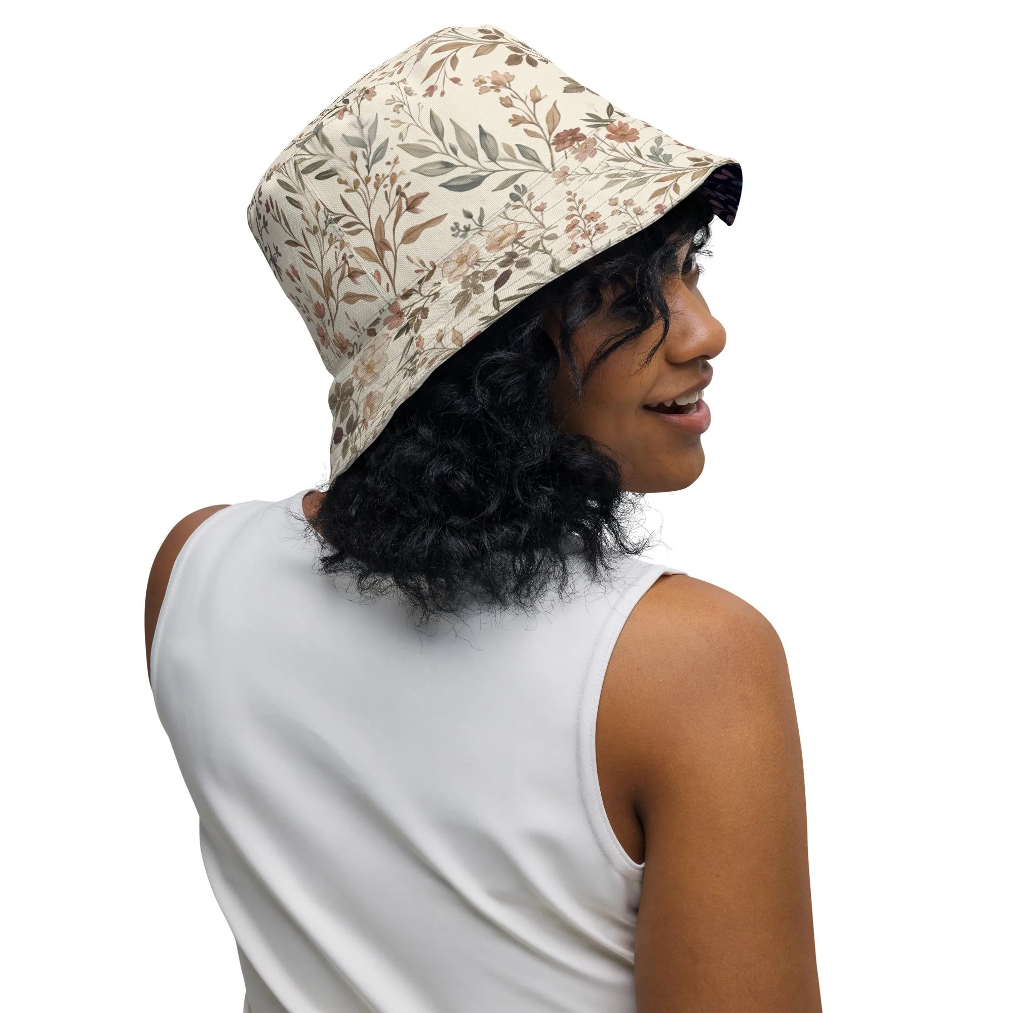 Bob Réversible Fleur Vintage – vue 12
