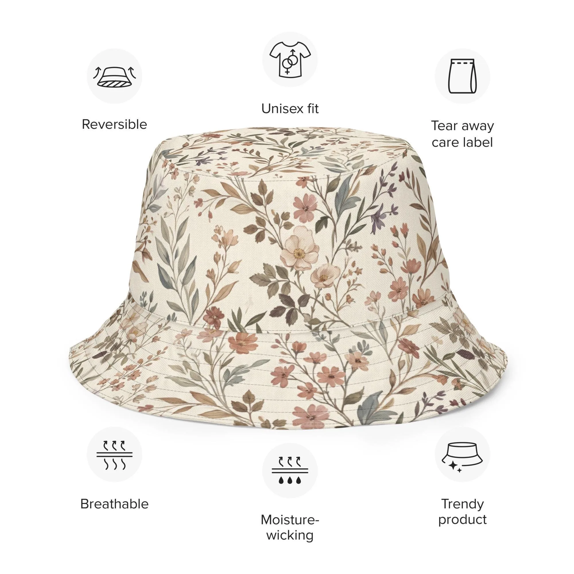 Bob Réversible Fleur Vintage – vue 14