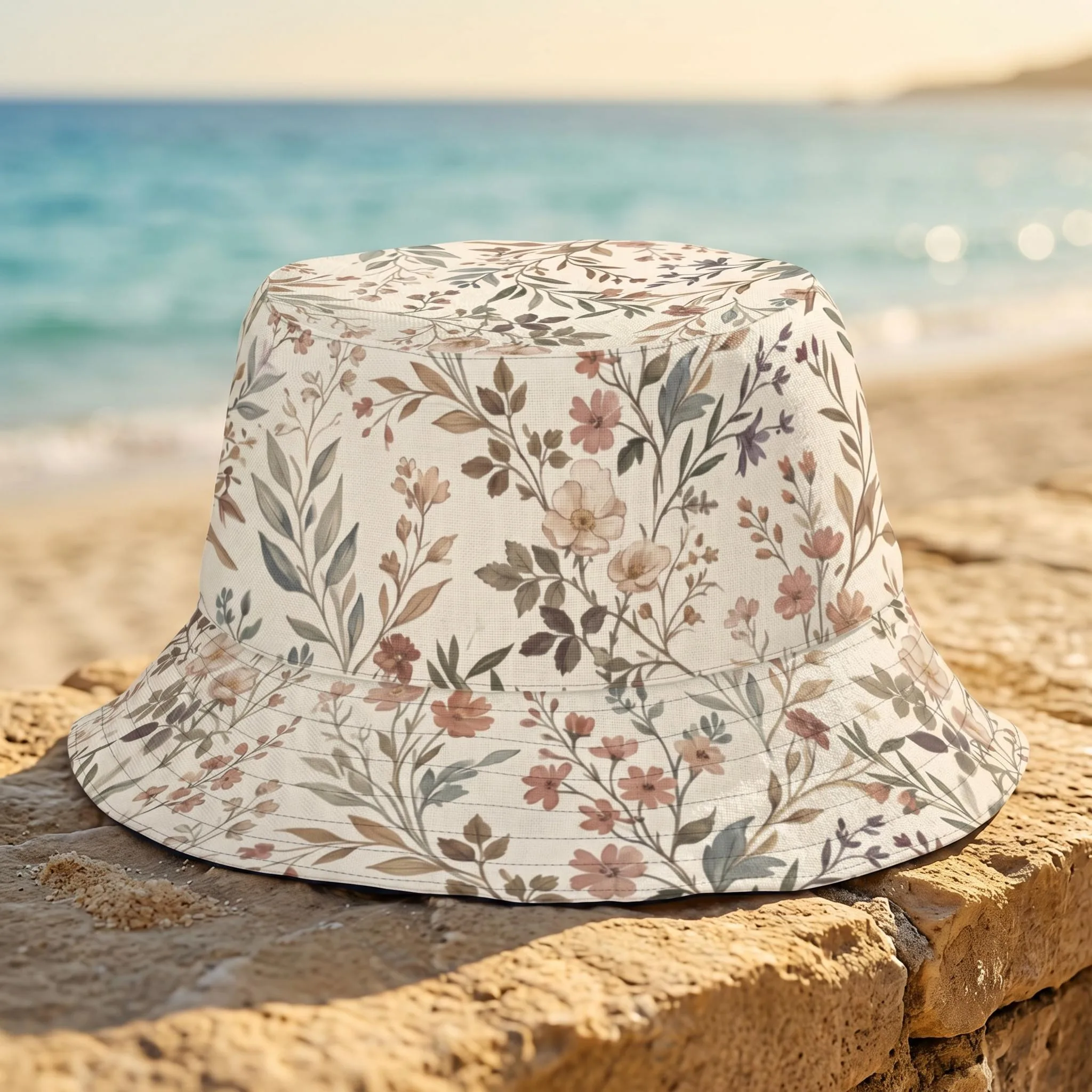 Bob Réversible Fleur Vintage – vue 2