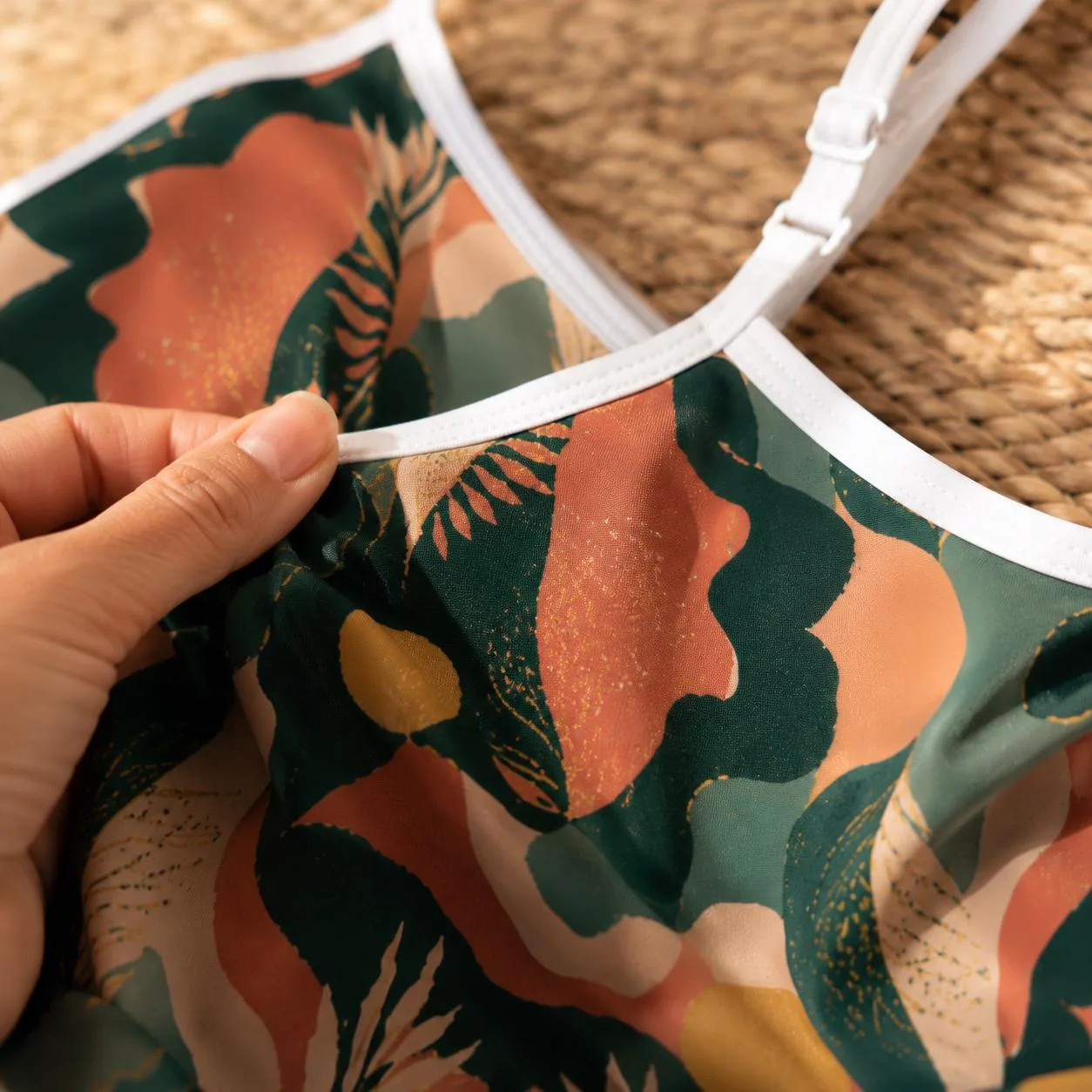 Combi-short Femme Bohème Rétro Graphic – vue 5