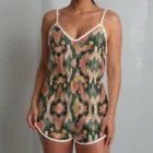 Combi-short Femme Bohème Rétro Graphic – vue 7