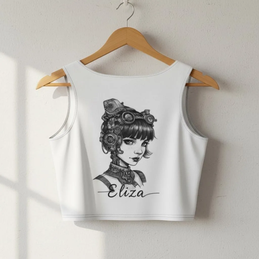 Crop Top Femme Steampunk Eliza