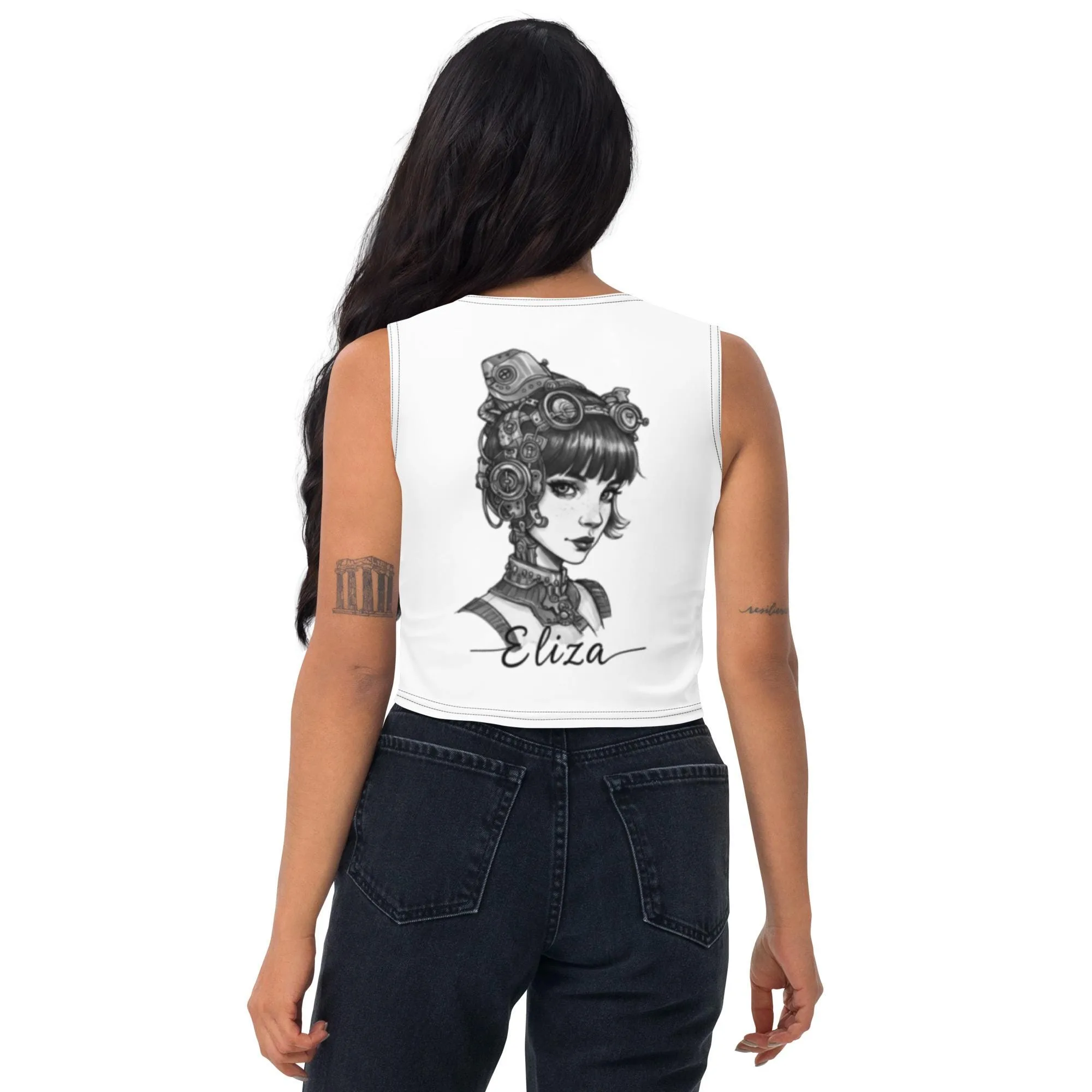 Crop Top Femme Steampunk Eliza – vue 6