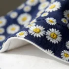 Bob Pâquerettes Réversible Femme | Chapeau Fleuri Tendance | Protection Soleil | Accessoire Été Bohème Chic — vue 4