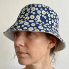 Bob Pâquerettes Réversible Femme | Chapeau Fleuri Tendance | Protection Soleil | Accessoire Été Bohème Chic — vue 8