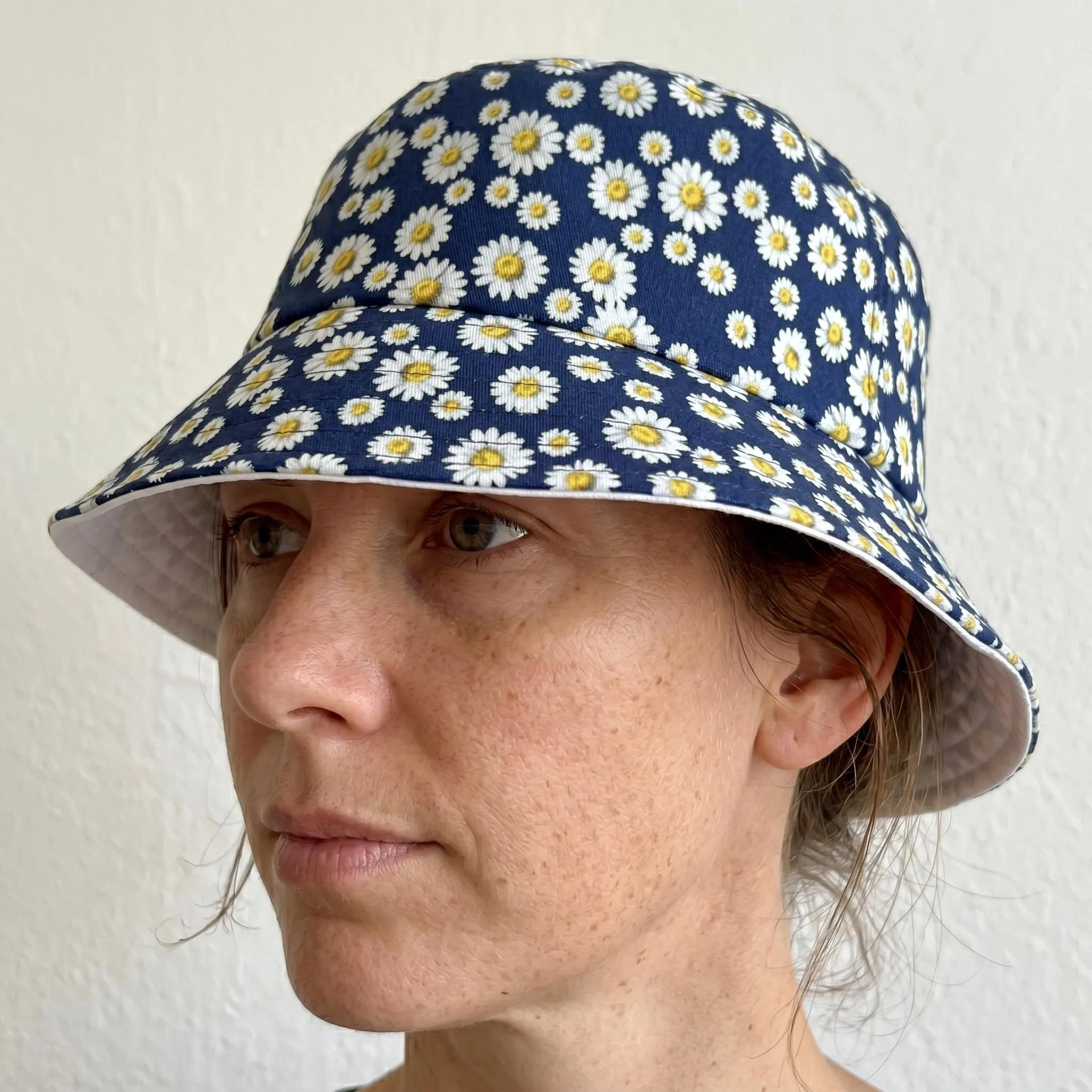 Bob Pâquerettes Réversible Femme | Chapeau Fleuri Tendance | Protection Soleil | Accessoire Été Bohème Chic — vue 8
