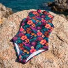 Maillot de Bain Une Pièce Tropical, Maillot Femme Fleuri Coloré XS au 2XL, Swimsuit Été Exotique — vue 4