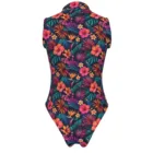 Maillot de Bain Une Pièce Tropical, Maillot Femme Fleuri Coloré XS au 2XL, Swimsuit Été Exotique — vue 5