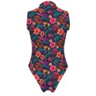 Maillot de Bain Une Pièce Tropical, Maillot Femme Fleuri Coloré XS au 2XL, Swimsuit Été Exotique — vue 5