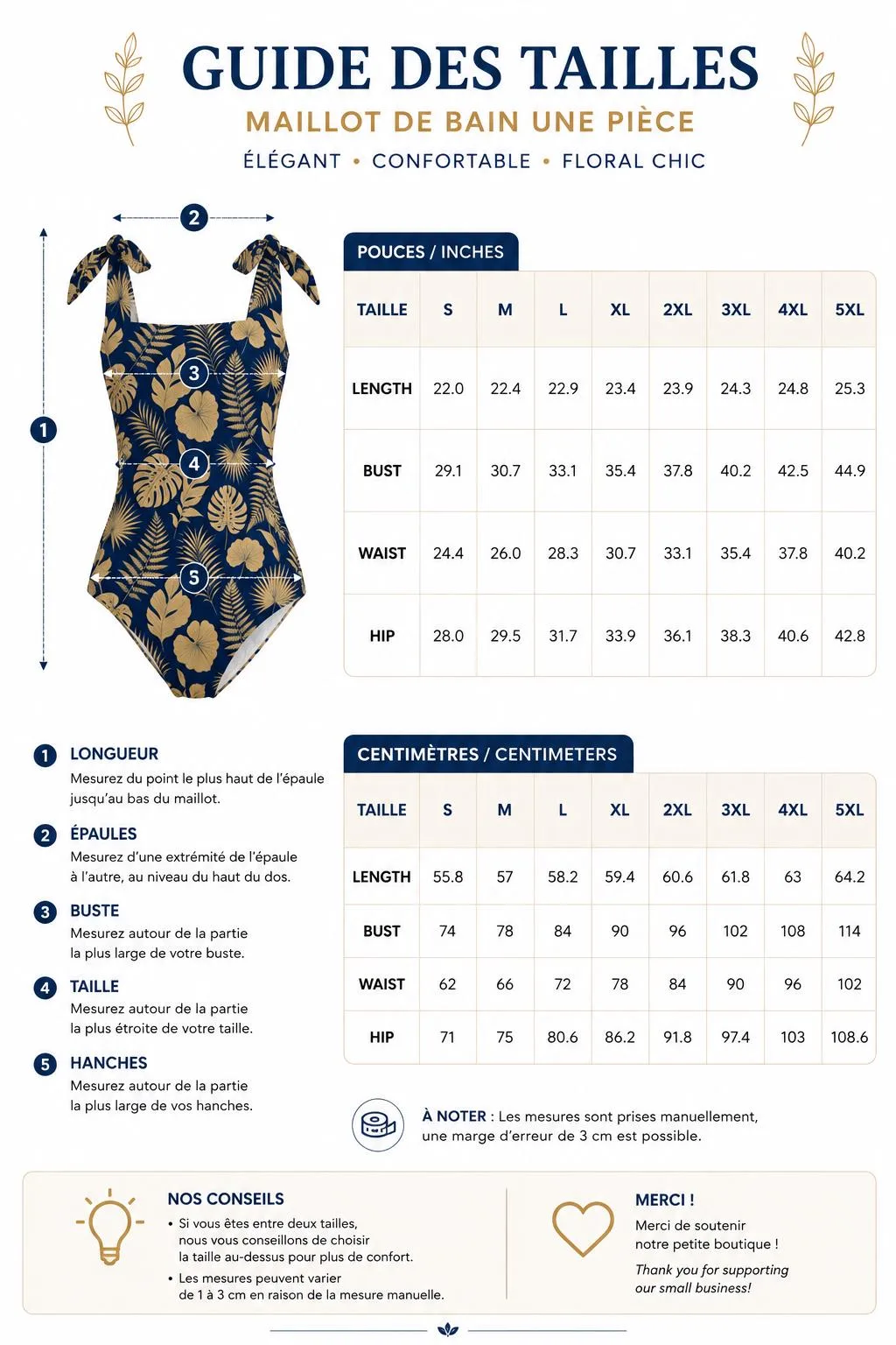 Maillot de Bain 1 Pièce Femme | Maillot Tropical Chic | Dos Échancré & Bretelles Nouées | Summer Is Coming | S — vue 8