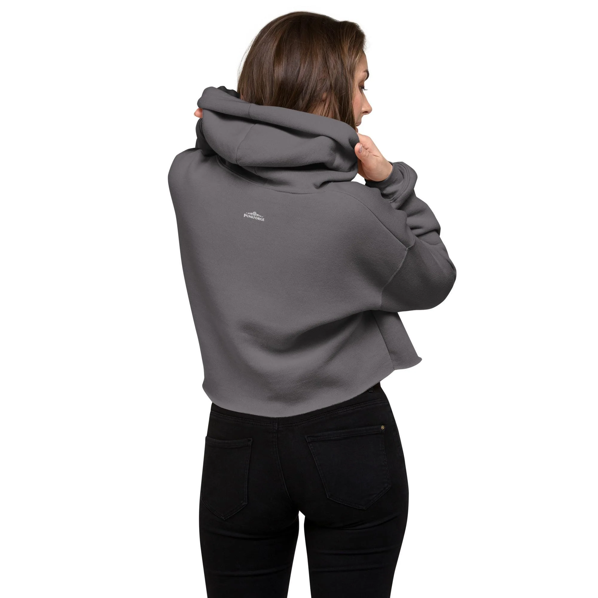 Hoodie cropped femme – vue 9