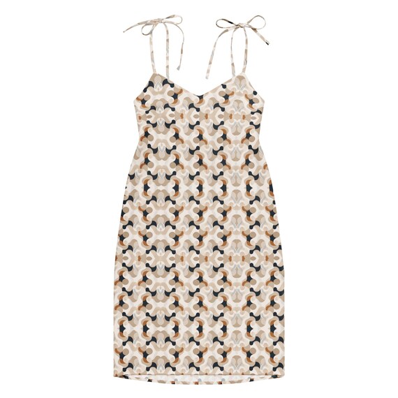 Robe midi à bretelles