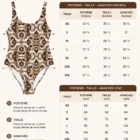Maillot de Bain 1 Pièce Femme Rétro Graphic – vue 10