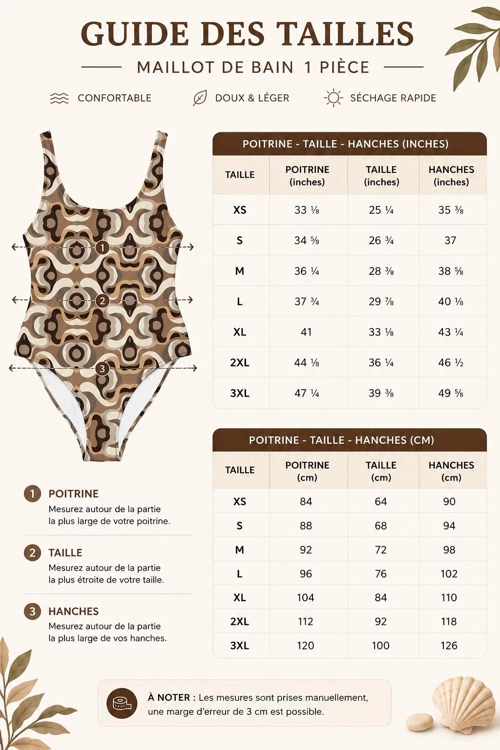 Maillot de Bain 1 Pièce Femme Rétro Graphic – vue 10