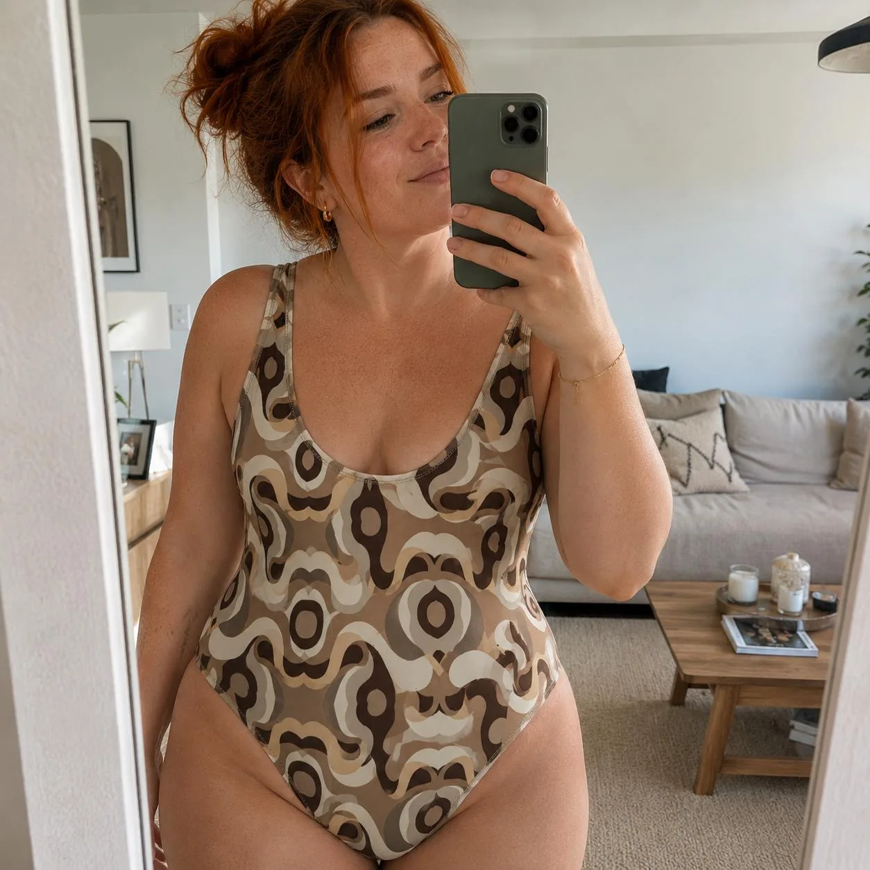 Maillot de Bain 1 Pièce Femme Rétro Graphic – vue 6