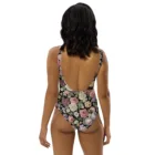 Maillot de Bain Femme Fleuri Noir – vue 9