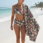 Maillot de Bain Taille Haute Grande Taille – vue 4